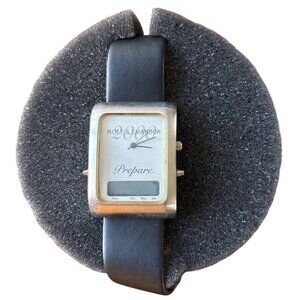 Rare‎ Moet & Chandon Millennium Countdown Watch With Black Strap NOT WORKING